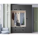 Ver imagem 1 de Guarda Roupa Casal Modulado 4 Portas com Espelho 4 Gavetas 