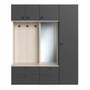 Ver imagem 4 de Guarda Roupa Casal Modulado 4 Portas com Espelho 4 Gavetas 
