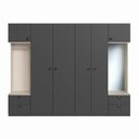 Ver imagem 1 de Guarda Roupa Casal Modulado com Espelho 6 Portas 4 Gavetas Free 
