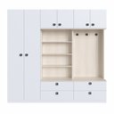 Ver imagem 4 de Guarda Roupa Casal Modulado 6 Portas com Organizador 4 Gavetas