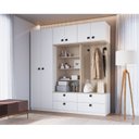 Ver imagem 1 de Guarda Roupa Casal Modulado 6 Portas com Organizador 4 Gavetas
