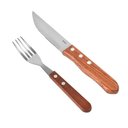 Ver imagem 2 de Faqueiro para Churrasco 8 Peças em Aço Inox Kenya