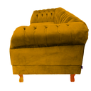 Ver imagem 3 de Sofá Chesterfield Duque 2.30 Suede Ouro Sala Tv Barbearia