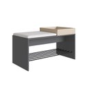 Ver imagem 3 de Sapateira Banco com Futon e Bandeja Organizadora Flow 