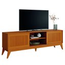 Ver imagem 1 de Rack Bancada para Tv até 65 Polegadas 1,80m Ripado Impressão 3d 2 Portas Cedro King Edn