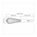 Ver imagem 3 de Batedor Manual Tramontina Profissional em Aço Inox com Cabo em Polipropileno Branco 30 Cm