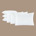 Ver imagem 3 de Kit 6 Travesseiros 50x70cm Antialérgico Lavável Fibra Siliconada Macio Confort - Branco