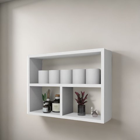 Nicho Móveis Sala Quarto Cozinha Prateleira Divisória Branco