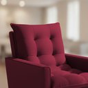 Ver imagem 3 de Poltrona Sala 92cm Conforto Sofisticado e Destaque Perfeito para Qualquer Ambiente Vermelho Ester