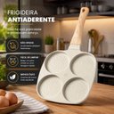 Ver imagem 5 de Frigideira Antiaderente 4 Divisórias para Ovos Hambúrgueres e Panquecas
