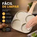 Ver imagem 6 de Frigideira Antiaderente 4 Divisórias para Ovos Hambúrgueres e Panquecas