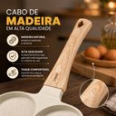 Ver imagem 4 de Frigideira Antiaderente 4 Divisórias para Ovos Hambúrgueres e Panquecas