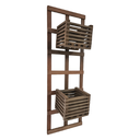 Ver imagem 2 de 1 Treliça 30x90 + 2 Cachepô 18x18 Jardim Vertical Eucalipto