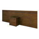 Ver imagem 2 de Conjunto Painel Cabeceira e Mesa Polidoro em MDF Ambar 109x270cm