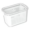 Pote Hermético Slim Com Cesto E Tampa Com Travas 1780Ml Branco 1769 Paramount - 1