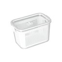 Ver imagem 2 de Pote Hermético Slim Com Cesto E Tampa Com Travas 1780Ml Branco 1769 Paramount