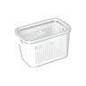 Pote Hermético Slim Com Cesto E Tampa Com Travas 1780Ml Branco 1769 Paramount - 2