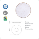 Ver imagem 4 de Conjunto de 12 Pratos Rústico Porcelana Tramontina
