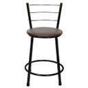 Ver imagem 2 de Banqueta Baixa Epoxi Preta:marrom