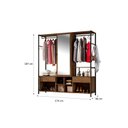 Ver imagem 3 de Módulo para Closet com Espelho 2 Gavetas e 2 Cabideiros NEW Barcelona