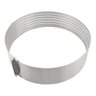 Forma Aro Anel Cortador Bolo 7 Camadas Aço Ajustável 24/30cm - 1