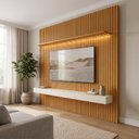 Ver imagem 1 de Painel para TV até 90 Polegadas 100% MDF 228cm com LED e 3 Gavetas