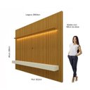 Ver imagem 5 de Painel para TV até 90 Polegadas 100% MDF 228cm com LED e 3 Gavetas