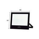 Ver imagem 2 de Refletor Blumenau Led Play 100w Preto Bivolt 3000k Luz Amarela