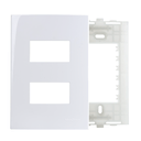 Ver imagem 2 de Linha B3 Conj 4×2 Interruptor Duplo Paralelo 10a 250v 19444