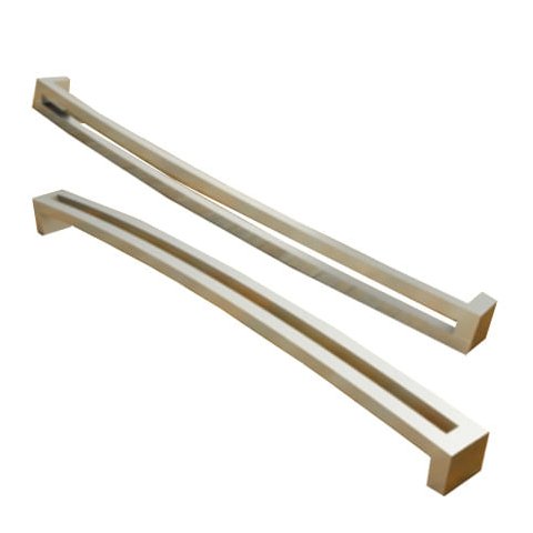 Puxador Alça para Porta de Passagem 5130 Cromado 400mm Mital 01 par