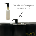 Ver imagem 2 de Cuba Pia Gourmet Aço Inox 304 Preto 60x42 C/ Acessórios