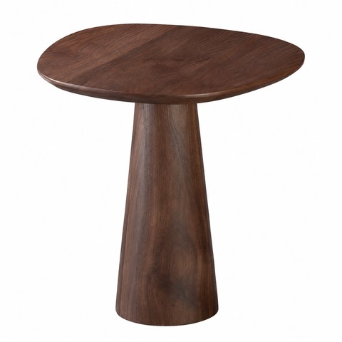 Mesa de Apoio Jardim em Madeira Nogueira 60x55x60cm Sheldon