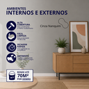 Ver imagem 2 de Tinta Acrílica Premium Semi Brilho 3.6L Cor Cinza Nanquim Antimofo Baixo Odor Durín