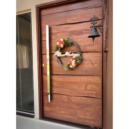 Enfeite de Porta de Entrada Guirlanda de Flores - 50cm - 4