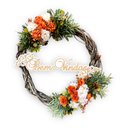 Ver imagem 1 de Enfeite de Porta de Entrada Guirlanda de Flores - 50cm