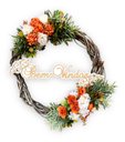 Ver imagem 1 de Enfeite de Porta de Entrada Guirlanda de Flores - 50cm