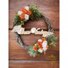 Enfeite de Porta de Entrada Guirlanda de Flores - 50cm - 2