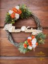 Ver imagem 2 de Enfeite de Porta de Entrada Guirlanda de Flores - 50cm