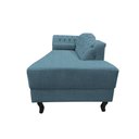 Ver imagem 5 de Recamier Decorativo Divã Styllus Lado Esquerdo Linho Azul