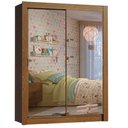 Ver imagem 2 de Guarda-Roupa Infantil Madesa Theo 2 Portas de Correr de Espelho 4 Gavetas Rustic Cor:Rustic