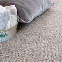 Ver imagem 2 de Tapete Sisal Sala Quarto 200x250 Tecido Sintético Mesclado - Palha com Bege