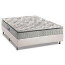 Ver imagem 1 de Cama Box Casal: Colchão Espuma D33 Anjos Orthosono + Base CRC Courano White(138x188)