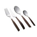 Ver imagem 1 de Jogo Talheres 24 Peças Inox Jantar Tabaco Glamour Bugatti