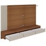 Painel Tv 75" Presence - Cinamomo/off White - 6