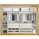 Ver imagem 5 de Guarda Roupa Creta com 2 Portas 100% Mdf Peroba Off White - Móveis Europa