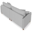 Ver imagem 6 de Sofá 3 Lugares Living 192cm Pé Madeira Zoe Boucle Cinza Z08 - Mpozenato