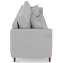 Ver imagem 7 de Sofá 3 Lugares Living 192cm Pé Madeira Zoe Boucle Cinza Z08 - Mpozenato