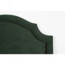 Ver imagem 4 de Cabeceira Solteiro Provençal Luxo 90X60 Verde Tachas Fumê