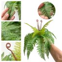 Ver imagem 5 de Samambaia Artificial Silicone 40cm Folhagem Decorativa Premium para Vasos