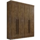 Ver imagem 1 de Guarda Roupa Solteiro 4 Portas 3 Gavetas da Vinci Plus D'doro Ypê